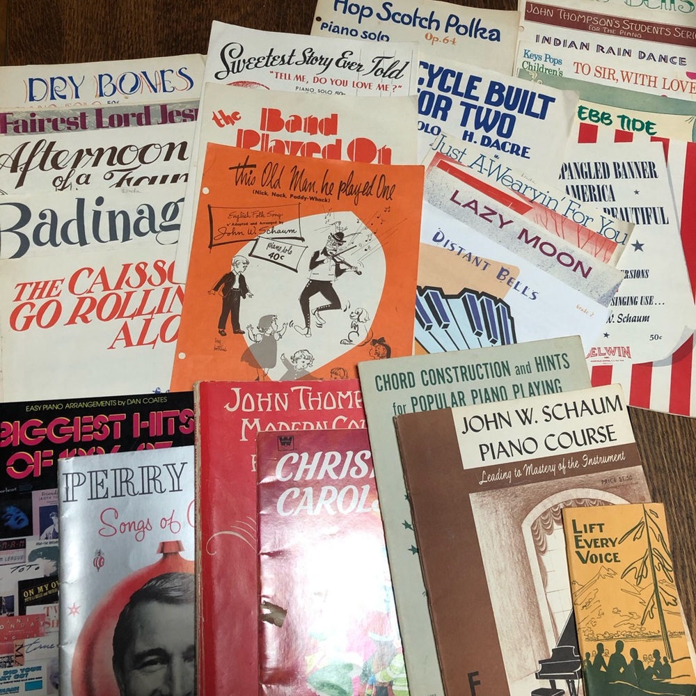 Vintage Sheet Music